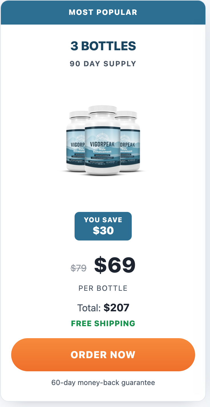 Vigorpeak 90 day supply